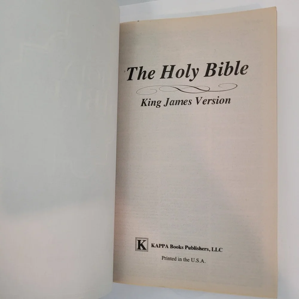 Kappa Books Holy Bible‎ King James Version KJV Softcover Brown Religious Text